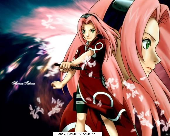 Haruno Sakura - Data nasteri: 28 Martie Varsta: -Naruto(12-13 - ...Naruto...